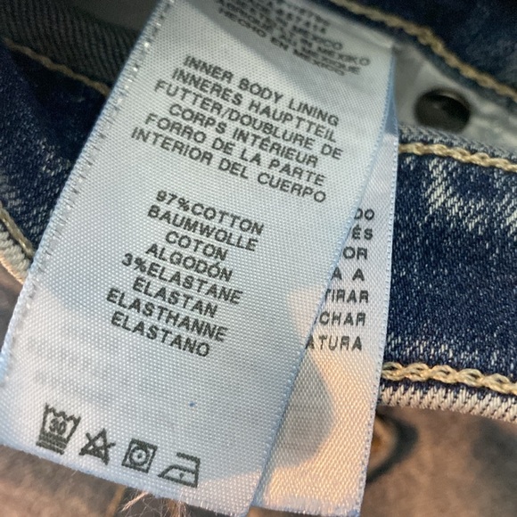 True Religion Halle High Rise super Skinny Light Blue Distressed Jeans SZ 24 - Picture 14 of 14